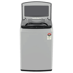 LG 7.5 kg 5 Star Inverter Fully Automatic Top Load Washing Machine (T75VBSF1Z, Smart Inverter Motor, Middle Free Silver)