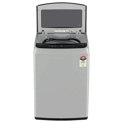 LG 7.5 kg 5 Star Inverter Fully Automatic Top Load Washing Machine (T75VBSF1Z, Smart Inverter Motor, Middle Free Silver)