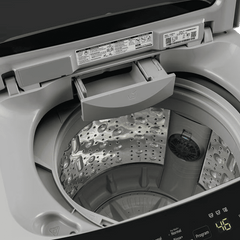 LG 7.5 kg 5 Star Inverter Fully Automatic Top Load Washing Machine (T75VBSF1Z, Smart Inverter Motor, Middle Free Silver)