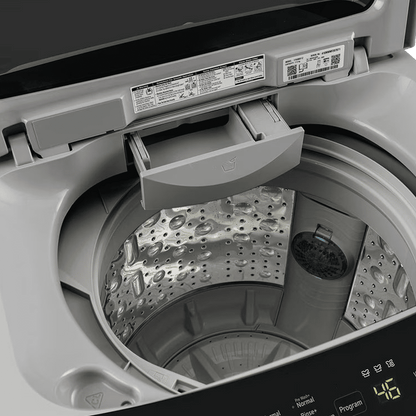 LG 7.5 kg 5 Star Inverter Fully Automatic Top Load Washing Machine (T75VBSF1Z, Smart Inverter Motor, Middle Free Silver)