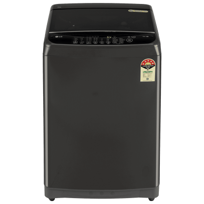 LG 12 kg 5 Star Inverter Fully Automatic Top Load Washing Machine (T12SJMB1Z, Smart Inverter Motor, Middle Black)