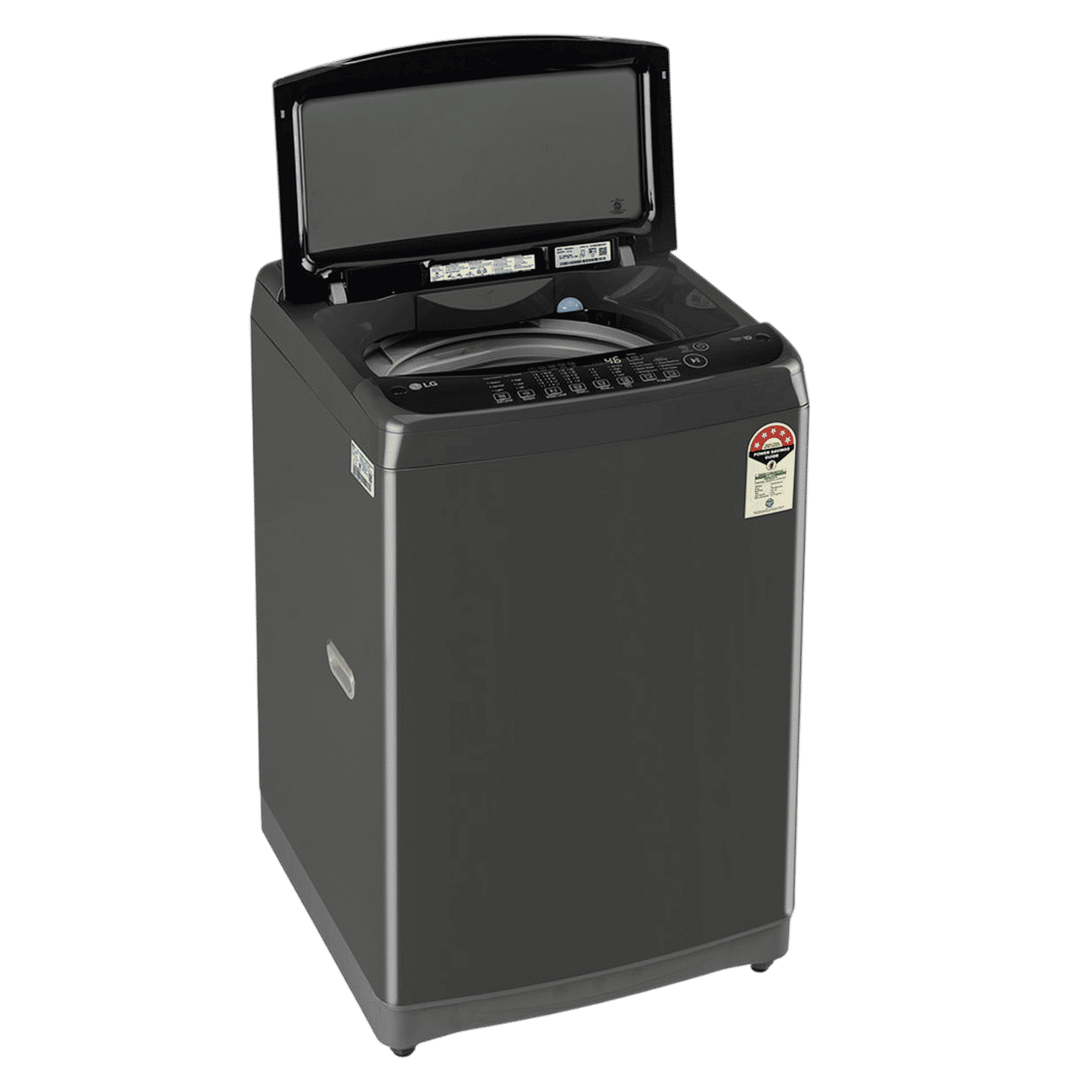 LG 12 kg 5 Star Inverter Fully Automatic Top Load Washing Machine (T12SJMB1Z, Smart Inverter Motor, Middle Black)