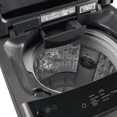 LG 8 kg 5 Star Inverter Fully Automatic Top Load Washing Machine (T80VBMB1Z, Smart Inverter Motor, Middle Black)