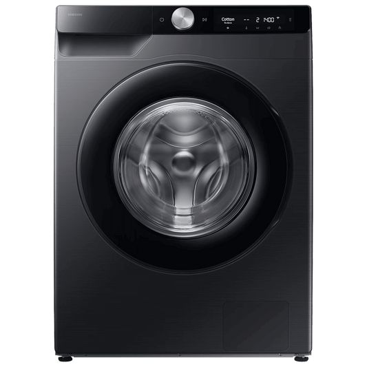 SAMSUNG 9 kg 5 Star Wi-Fi Inverter Fully Automatic Front Load Washing Machine (WW90DG6U24ABTL, Bubble Technology, Black)