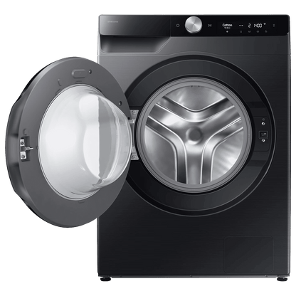 SAMSUNG 9 kg 5 Star Wi-Fi Inverter Fully Automatic Front Load Washing Machine (WW90DG6U24ABTL, Bubble Technology, Black)