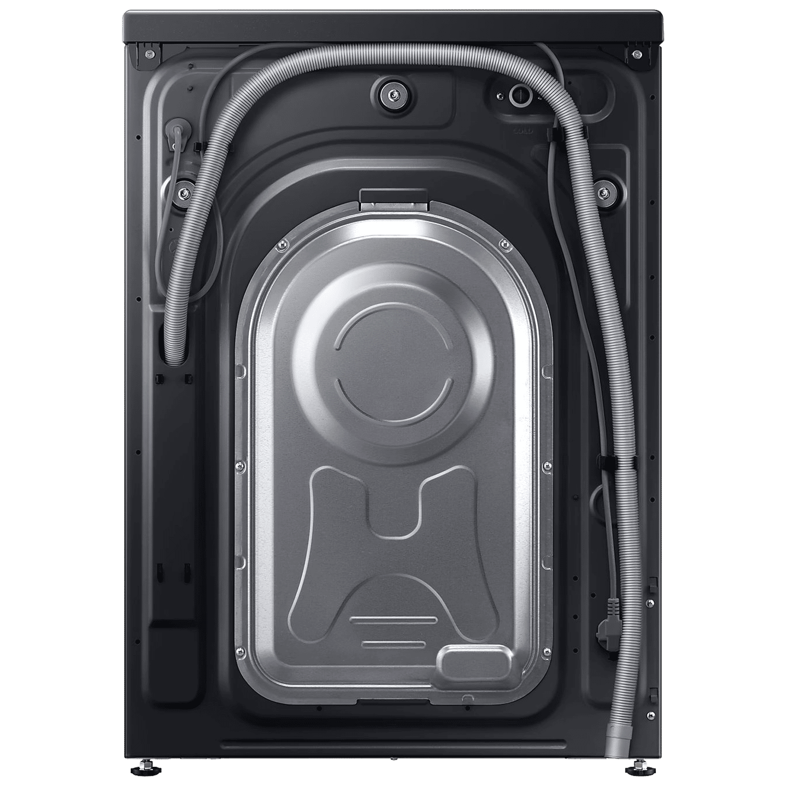 SAMSUNG 9 kg 5 Star Wi-Fi Inverter Fully Automatic Front Load Washing Machine (WW90DG6U24ABTL, Bubble Technology, Black)