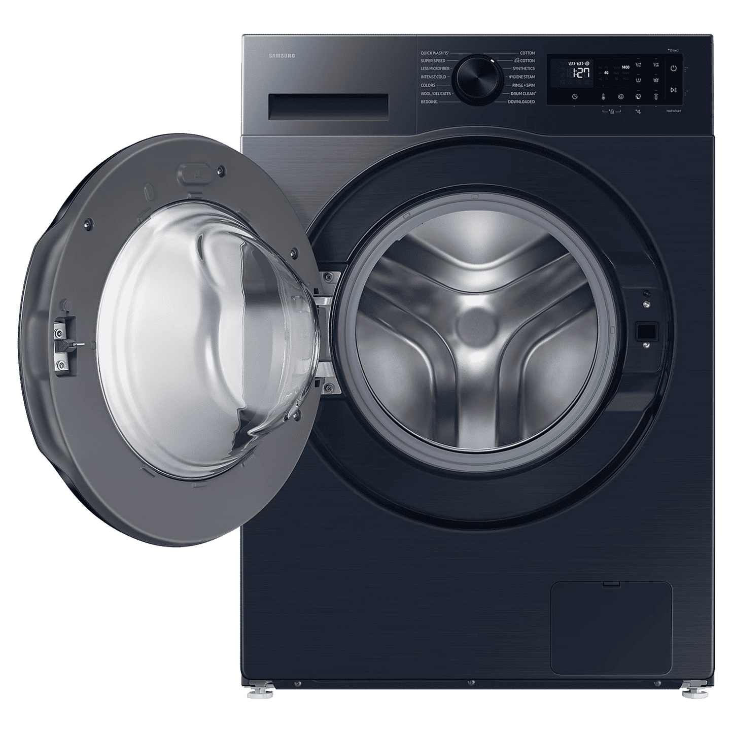 SAMSUNG 9 kg 5 Star Wi-Fi Inverter Fully Automatic Front Load Washing Machine (WW90DG5U24ASTL, Energy Mode, Navy)