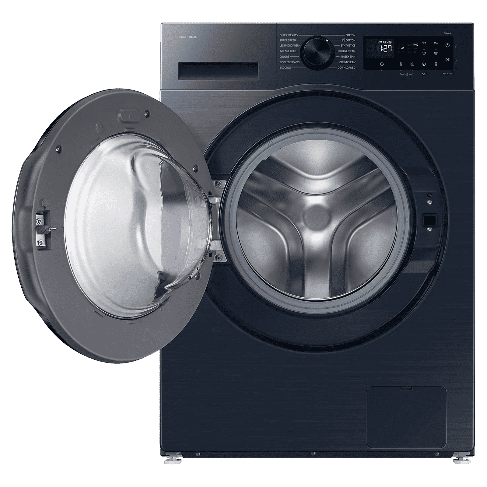 SAMSUNG 9 kg 5 Star Wi-Fi Inverter Fully Automatic Front Load Washing Machine (WW90DG5U24ASTL, Energy Mode, Navy)