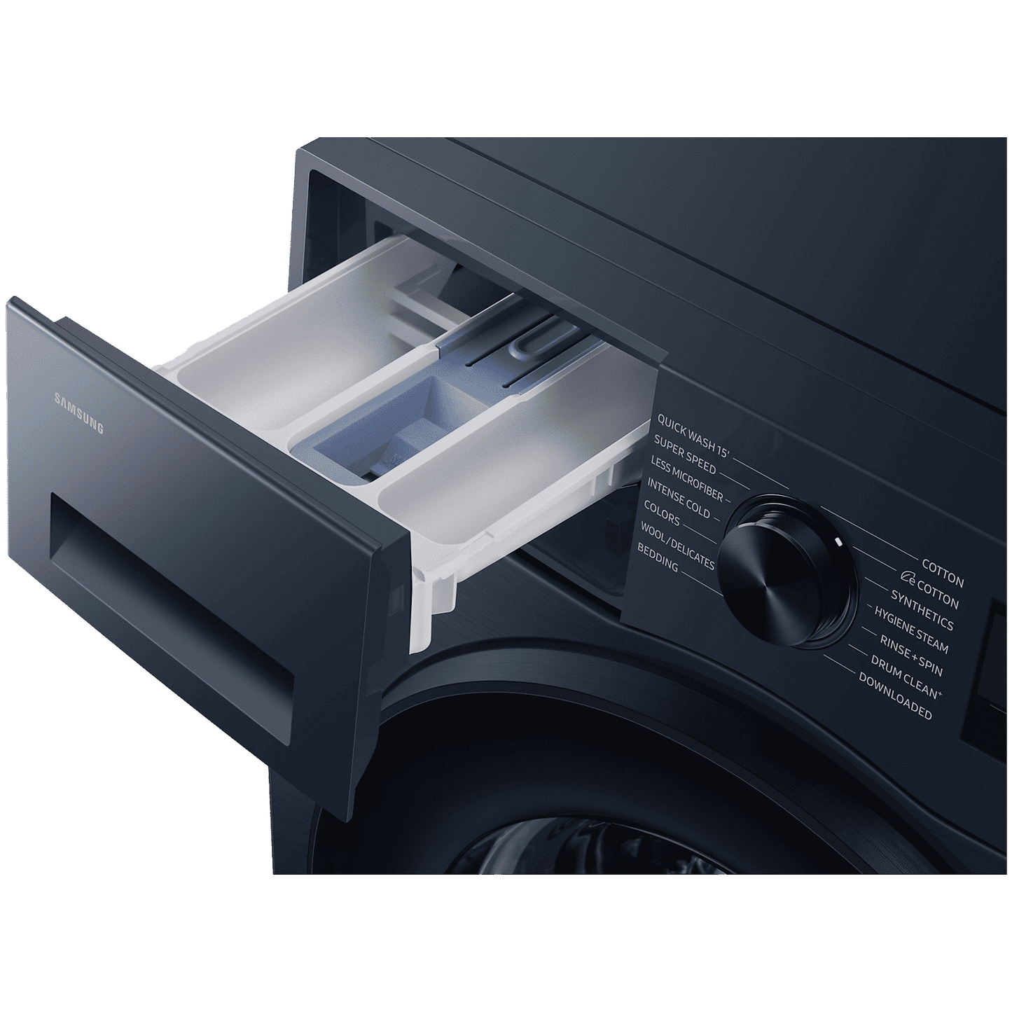 SAMSUNG 9 kg 5 Star Wi-Fi Inverter Fully Automatic Front Load Washing Machine (WW90DG5U24ASTL, Energy Mode, Navy)