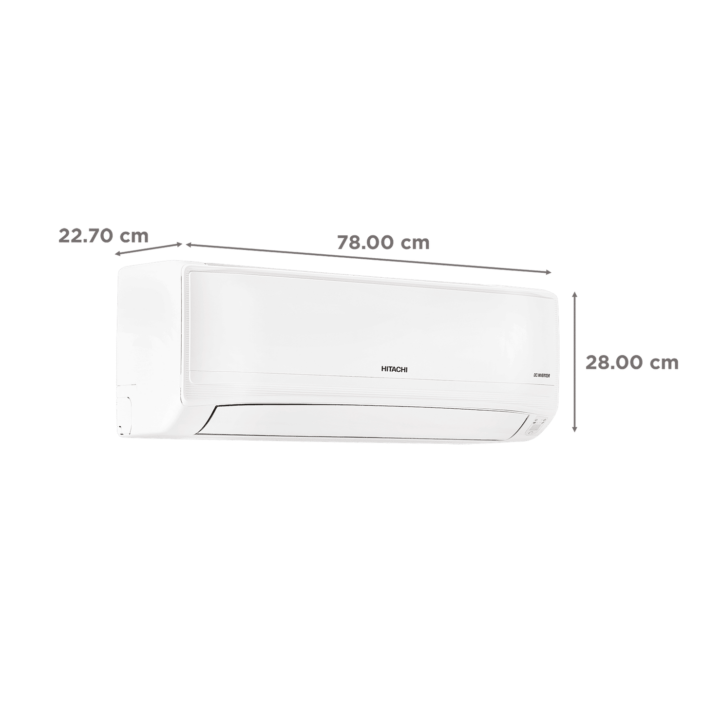 HITACHI iZen 3400SXL Convertible 1 Ton 3 Star Invertor Split AC with Anti Bacterial SuperFine Mesh Filter (Copper Condenser, RAS.G312PCBISS1)