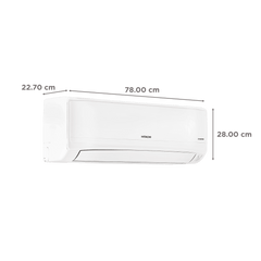 HITACHI iZen 3400SXL Convertible 1 Ton 3 Star Invertor Split AC with Anti Bacterial SuperFine Mesh Filter (Copper Condenser, RAS.G312PCBISS1)