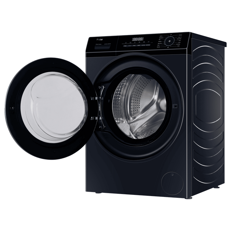 Haier 9 kg 5 Star Fully Automatic Front Load Washing Machine (929, HW90-DM14929ECBK, Anti Bacterial Technology, Black)