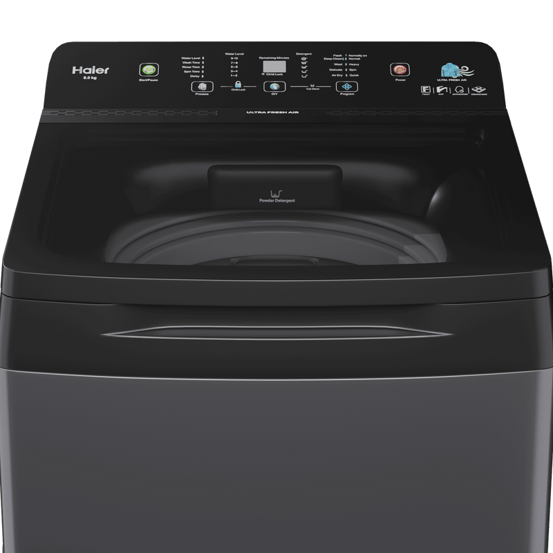 Haier 9 kg 5 Star Fully Automatic Top Load Washing Machine (HWM90-688S8, Pillow Drum, Dark Jade)