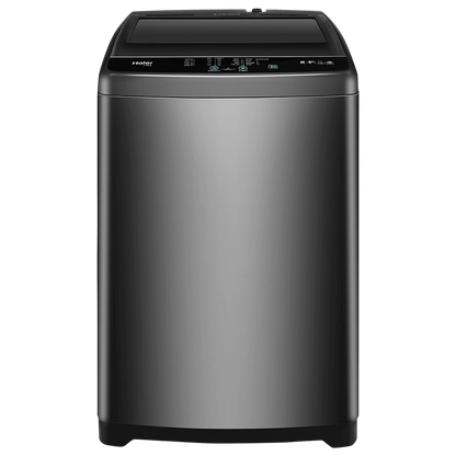 Haier 8 kg 5 Star Fully Automatic Top Load Washing Machine (HWM80-316BK, Oceanus Wave Drum, Dark Jade Silver)
