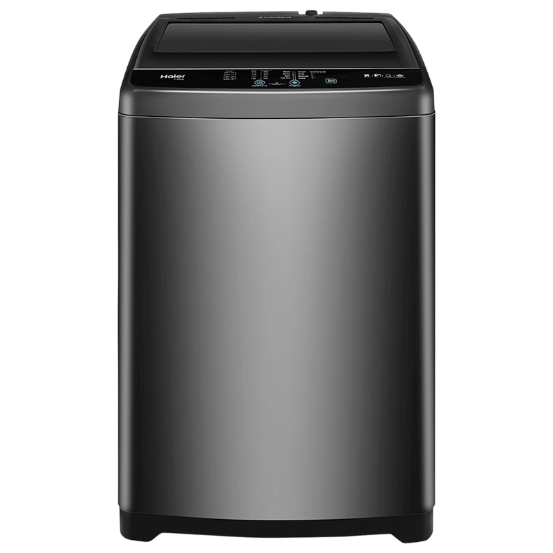 Haier 8 kg 5 Star Fully Automatic Top Load Washing Machine (HWM80-316BK, Oceanus Wave Drum, Dark Jade Silver)