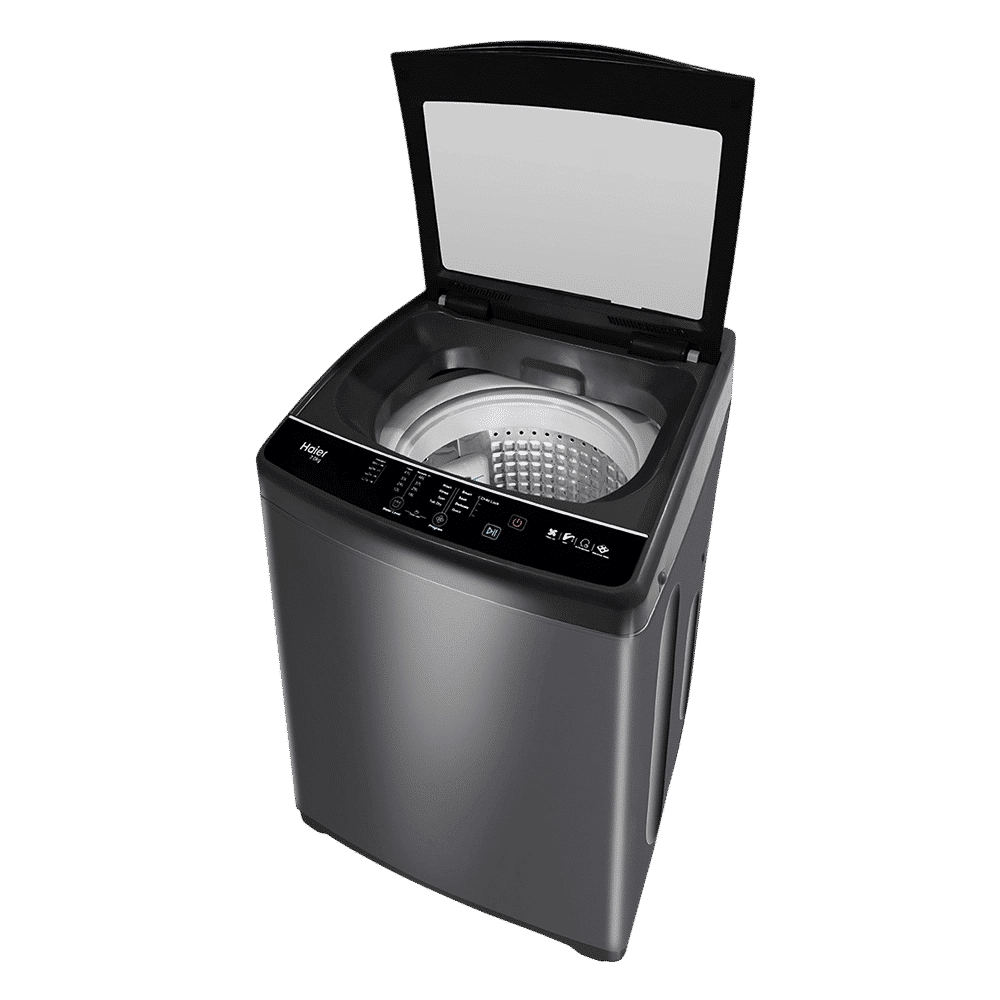 Haier 6.5 kg 5 Star Fully Automatic Top Load Washing Machine (HWM65-306S8, Ultra Fresh Air, Dark Jade Silver)