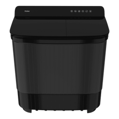 Haier 14 kg 5 Star Semi Automatic Washing Machine with Magic Filter (178, HTW140-178BK, Black)