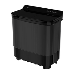 Haier 14 kg 5 Star Semi Automatic Washing Machine with Magic Filter (178, HTW140-178BK, Black)