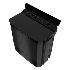 Haier 12 kg 5 Star Semi Automatic Washing Machine with Magic Filter (178, HTW120-178BK, Black)