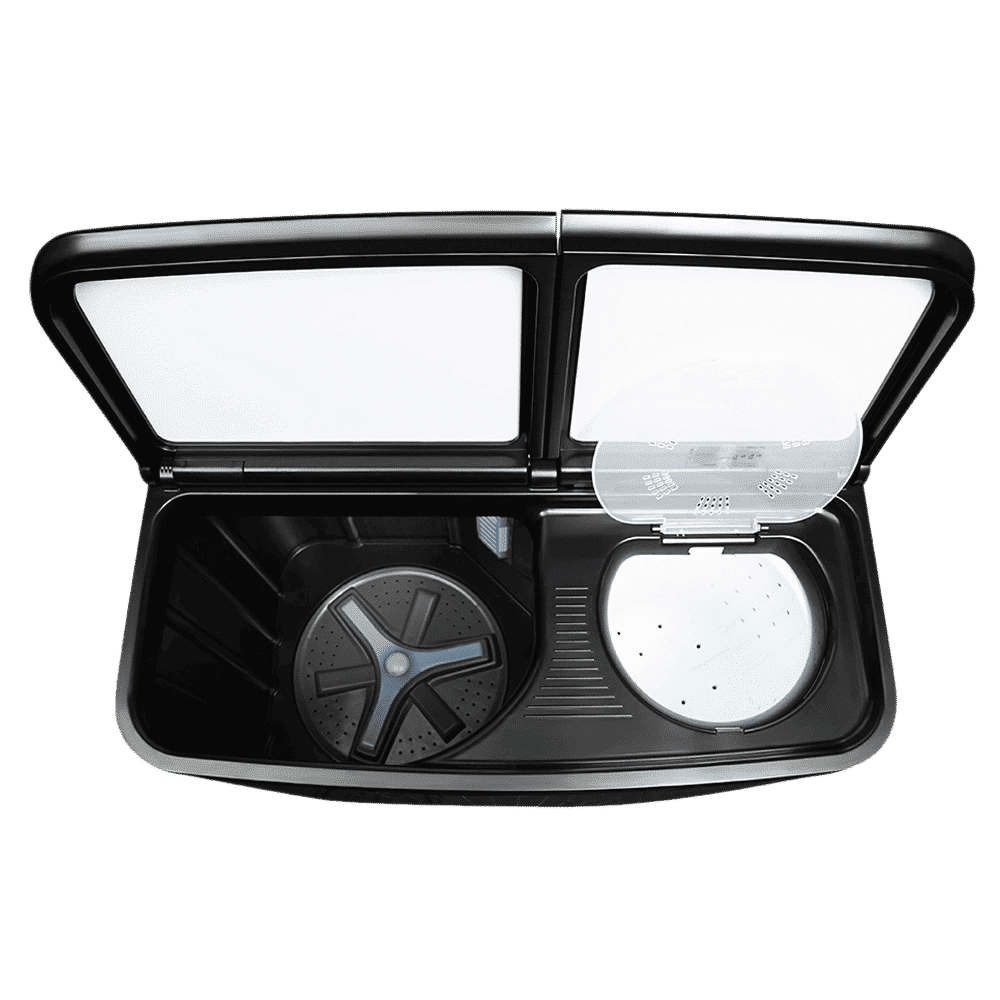 Haier 9 kg Semi Automatic Washing Machine with Softfall Techonology (HTW90-178FL, Black)