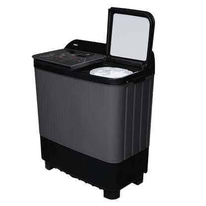 Haier 9 kg Semi Automatic Washing Machine with Softfall Techonology (HTW90-178FL, Black)