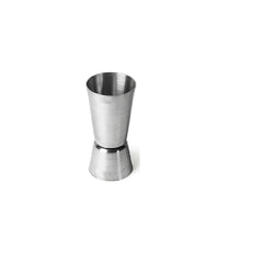 Dynore Stainless Steel Wine, Oil Pourer 2pcs with Double Sided Jigger Peg Measure 15 Ml and 30 Ml