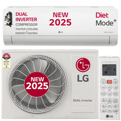 LG 6 in 1 Convertible 1.5 Ton 3 Star Dual Inverter Split AC with 6 Step Fan Speed (2025 Model, Copper Condenser, US-Q18RNXE.AMLG)