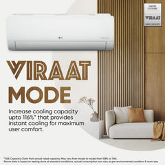 LG 6 in 1 Convertible 1.5 Ton 3 Star Dual Inverter Split AC with 6 Step Fan Speed (2025 Model, Copper Condenser, US-Q18RNXE.AMLG)
