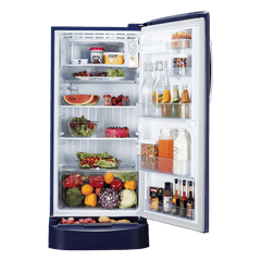 LG 231 Series 210 Litres 5 Star Direct Cool Single Door Refrigerator with Auto Smart Connect (GL-D231ABMU, Blue Marvel)