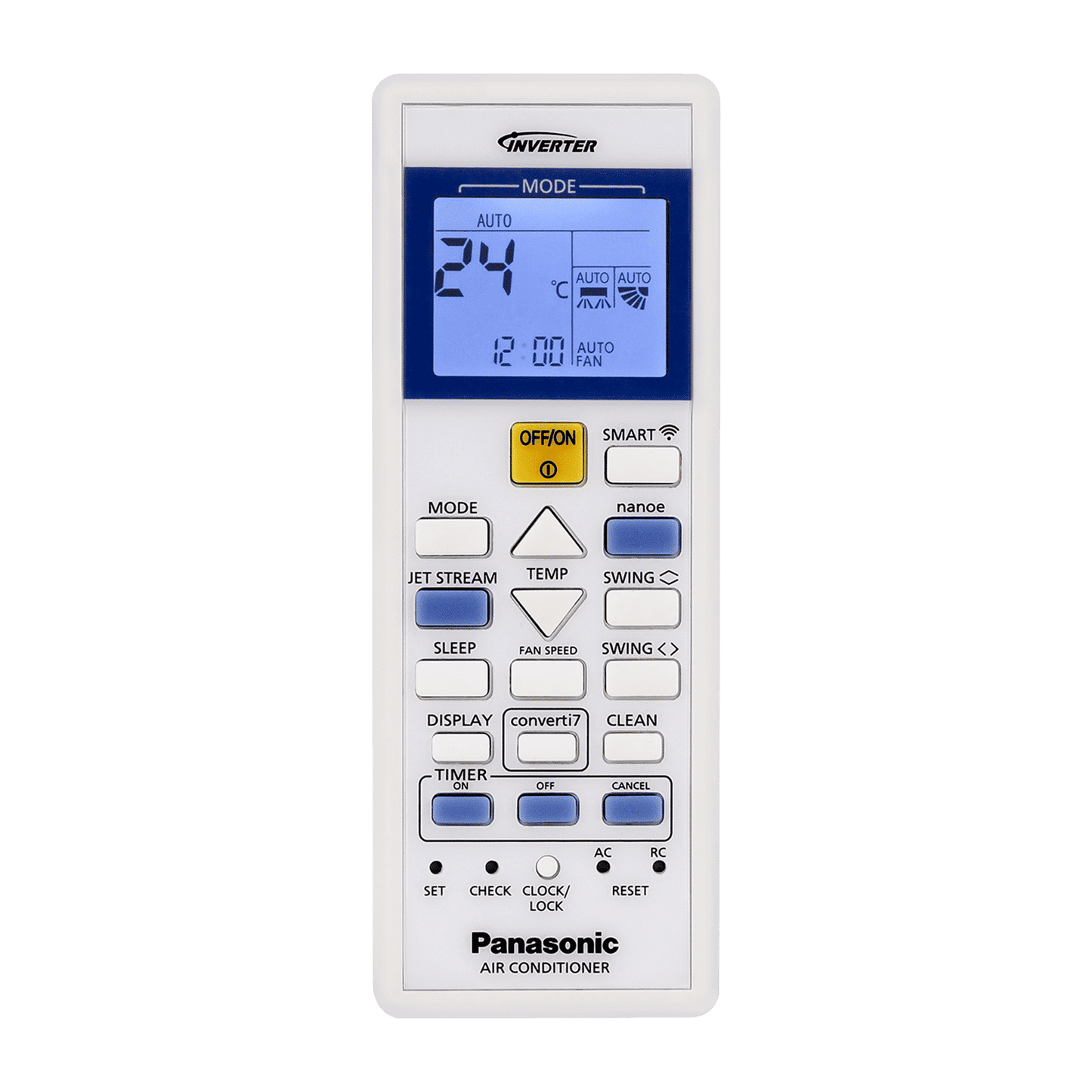 Panasonic WU 7 in 1 Convertible 1 Ton 3 Star Inverter Split Smart AC with Voice Assistant (2025 Model, Copper Condenser, CS/CU-WU12BKYFM)