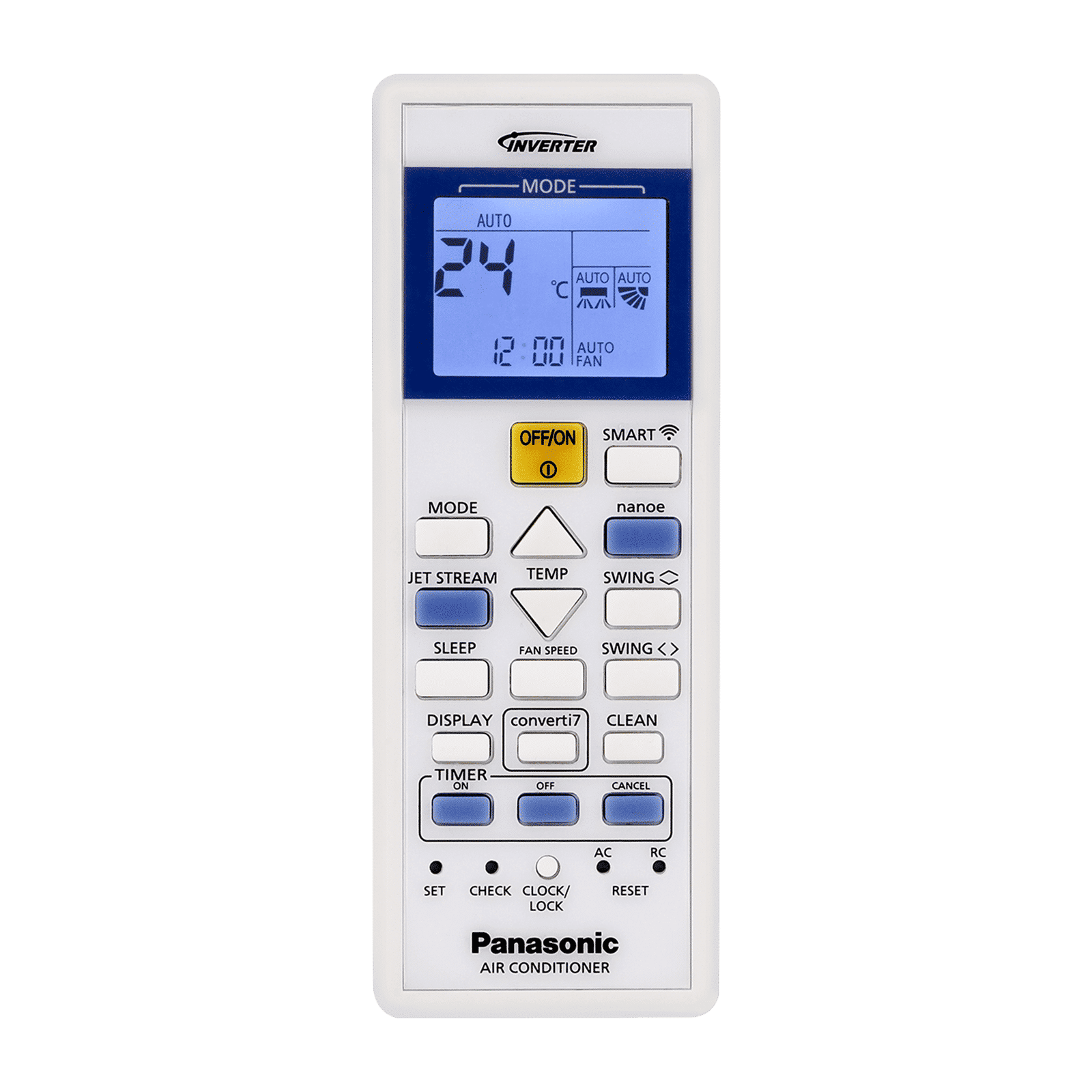 Panasonic WU 7 in 1 Convertible 1 Ton 3 Star Inverter Split Smart AC with Voice Assistant (2025 Model, Copper Condenser, CS/CU-WU12BKYFM)