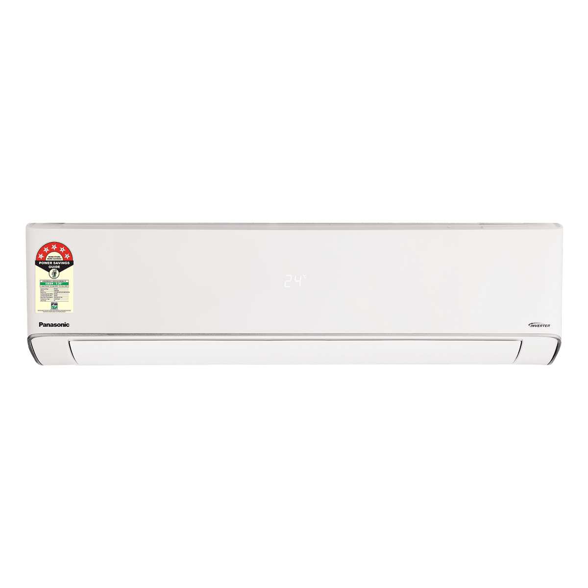 Panasonic EU 7 in 1 Convertible 1.5 Ton 5 Star Inverter Split Smart AC (100% Copper Condenser, CS/CU-EU18BKY5XFM), 55°Tested, PM0.1 Filter, Ag Clean, 4Way Swing, High CFM & Eco tough Outdoor