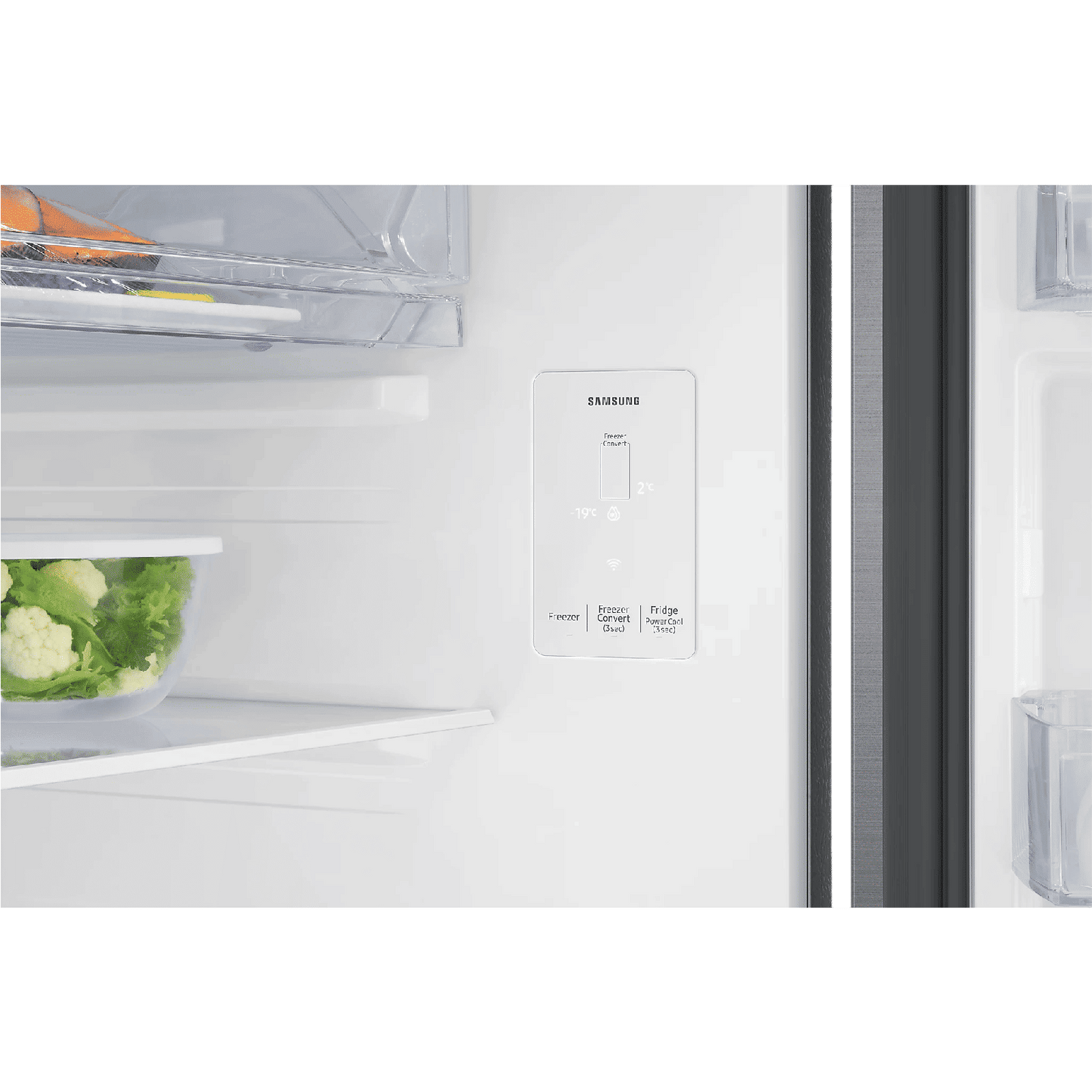 SAMSUNG 330 Litres 2 Star Frost Free Double Door Smart Wifi Enabled Refrigerator with Twin Cooling Plus Technology (RT34DG5A2BS8HL, Elegant Inox)