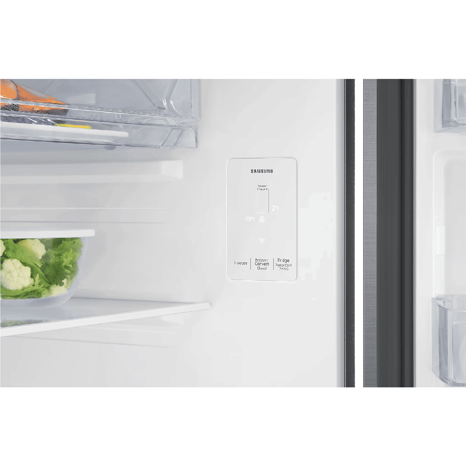 SAMSUNG 330 Litres 2 Star Frost Free Double Door Smart Wifi Enabled Refrigerator with Twin Cooling Plus Technology (RT34DG5A2BS8HL, Elegant Inox)