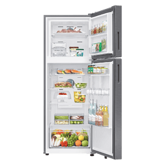 SAMSUNG 330 Litres 2 Star Frost Free Double Door Smart Wifi Enabled Refrigerator with Twin Cooling Plus Technology (RT34DG5A2BS8HL, Elegant Inox)