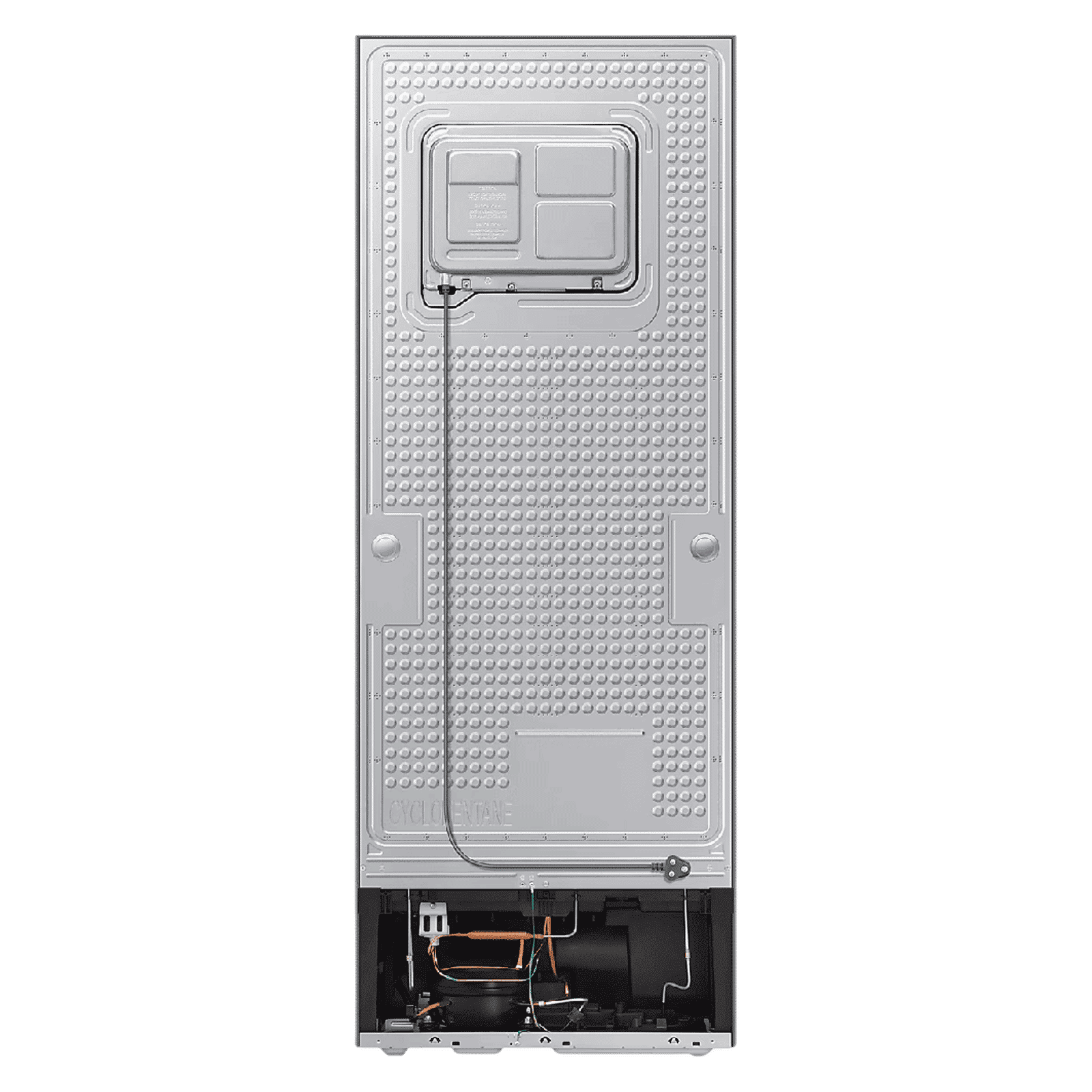 SAMSUNG 330 Litres 2 Star Frost Free Double Door Smart Wifi Enabled Refrigerator with Twin Cooling Plus Technology (RT34DG5A2BS8HL, Elegant Inox)