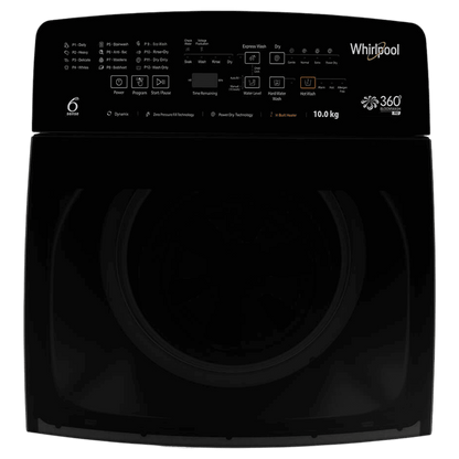 Whirlpool 10 kg 5 Star Fully Automatic Top Load Washing Machine (360 BW Pro H, 31688, In-built Heater, Graphite)