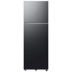 SAMSUNG 330 Litres 2 Star Frost Free Double Door Smart Wifi Enabled Refrigerator with Anti Bacterial Gasket (RT34DG5A2BBXHL, Luxe Black)