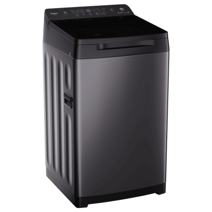 Haier 10.5 kg 5 Star Fully Automatic Top Load Washing Machine (Heater 688, HWM105-H688BK, In Built Heater, Black)