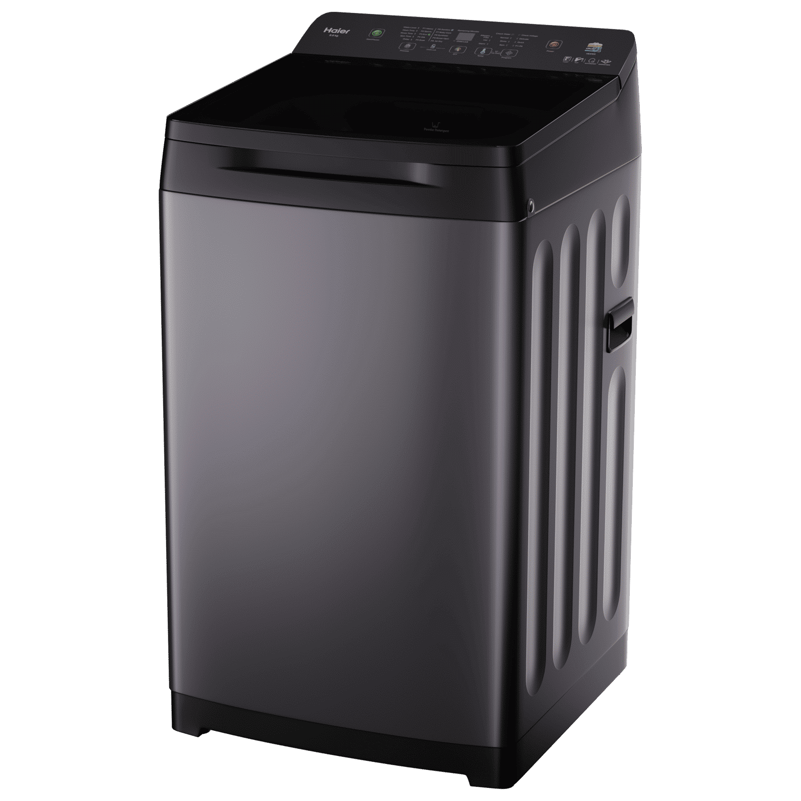 Haier 10.5 kg 5 Star Fully Automatic Top Load Washing Machine (Heater 688, HWM105-H688BK, In Built Heater, Black)