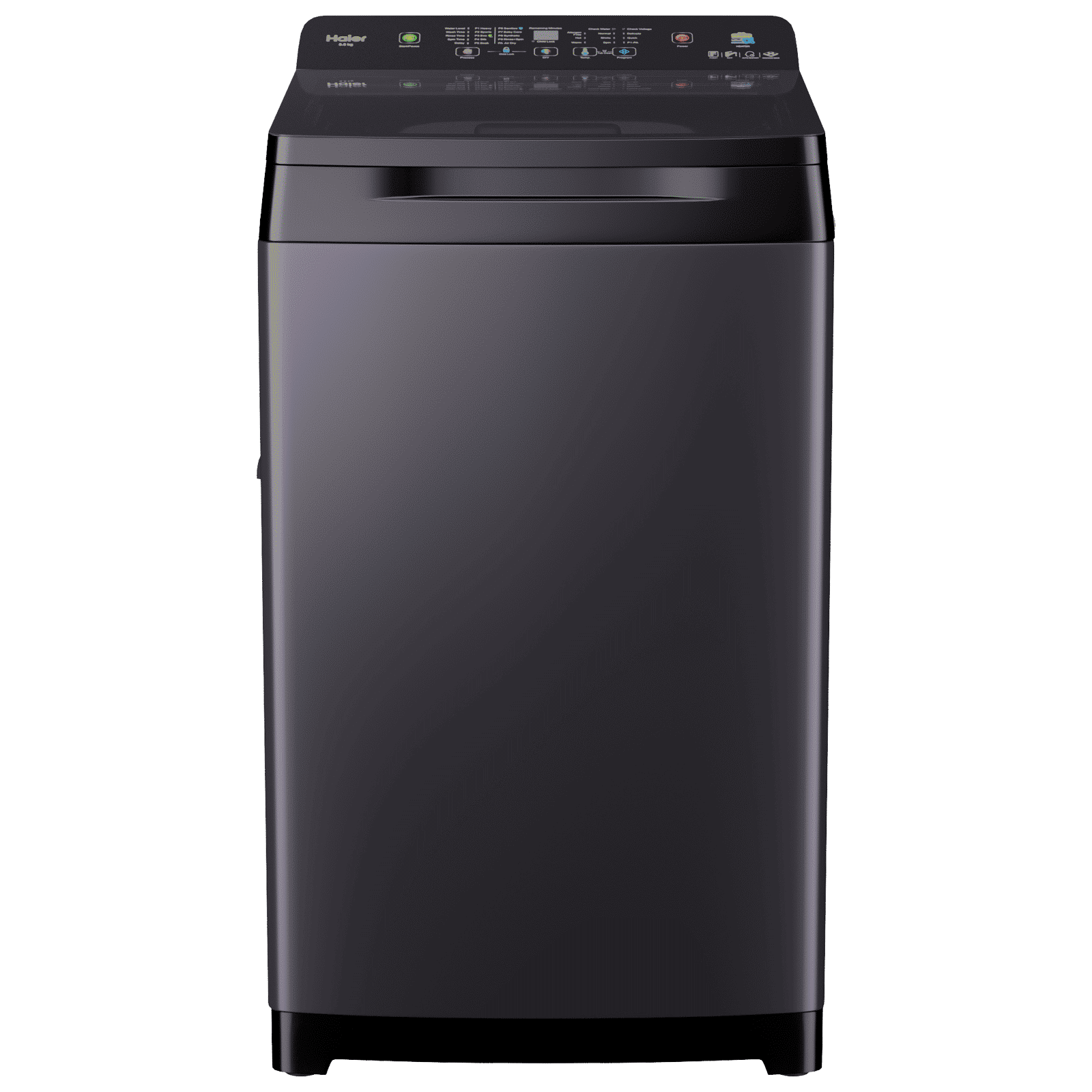 Haier 10.5 kg 5 Star Fully Automatic Top Load Washing Machine (Heater 688, HWM105-H688BK, In Built Heater, Black)