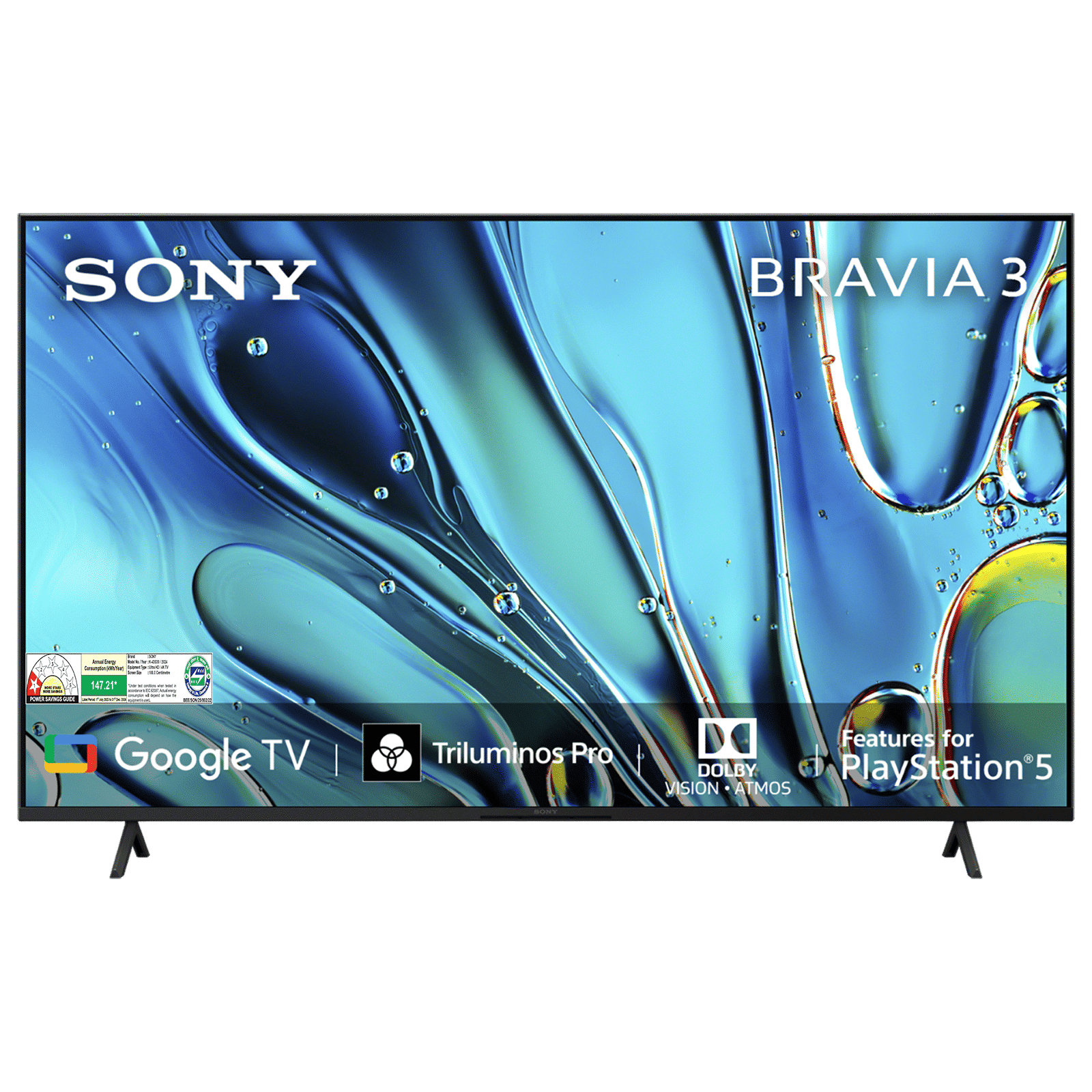 SONY BRAVIA 3 108 cm (43 inch) LED 4K Ultra HD Google TV with Dolby Vision & Dolby Atmos (2024 model)