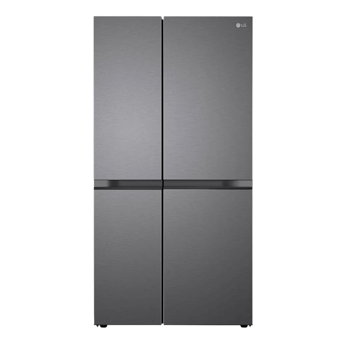 LG 650 Litres 3 Star Frost Free Side by Side Refrigerator with Multi Air Flow (GL-B257JDS3, Dazzle Steel)