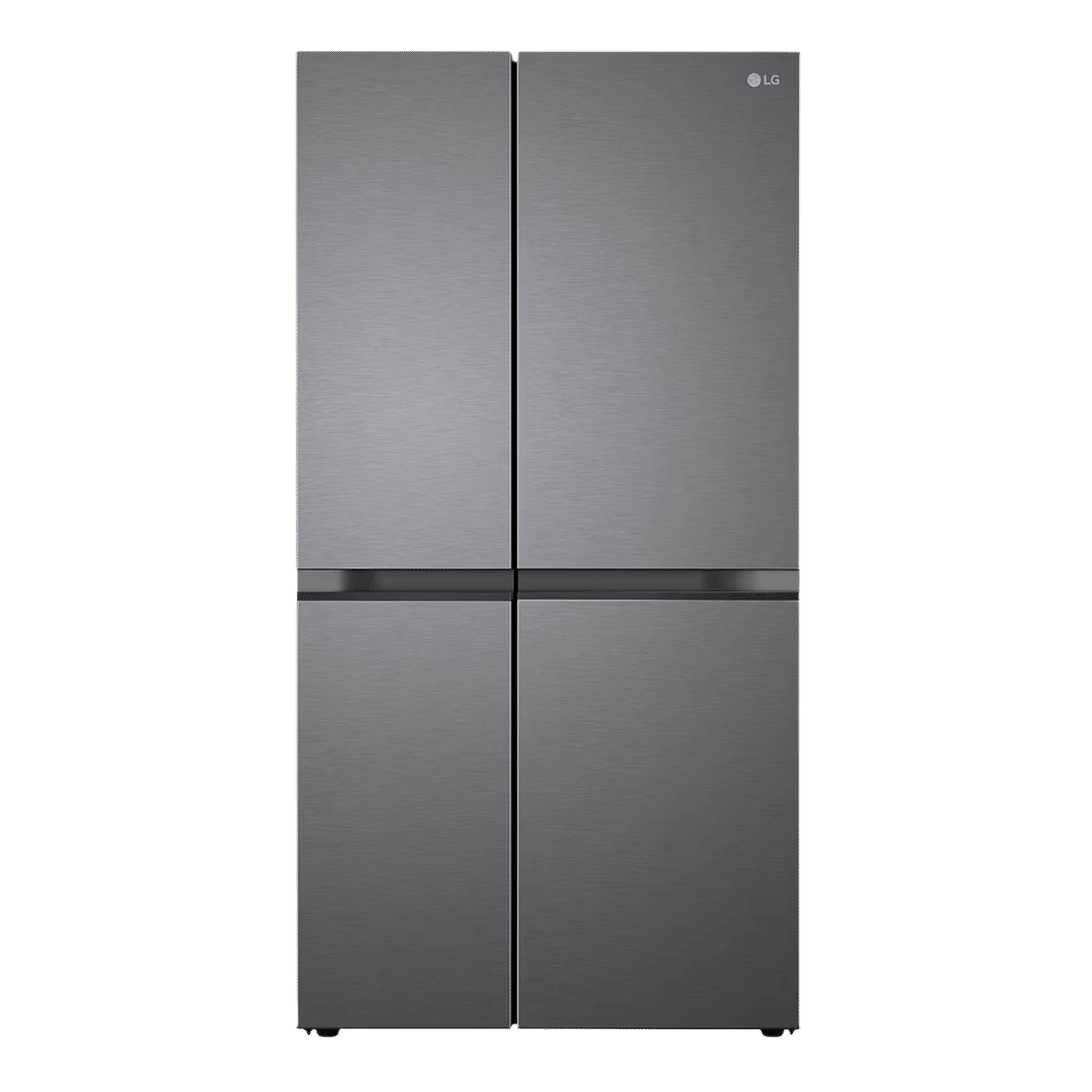 LG 650 Litres 3 Star Frost Free Side by Side Refrigerator with Multi Air Flow (GL-B257JDS3, Dazzle Steel)