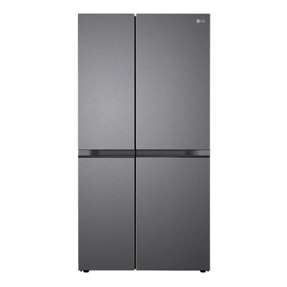 LG 650 Litres 3 Star Frost Free Side by Side Refrigerator with Multi Air Flow (GL-B257JDS3, Dazzle Steel)