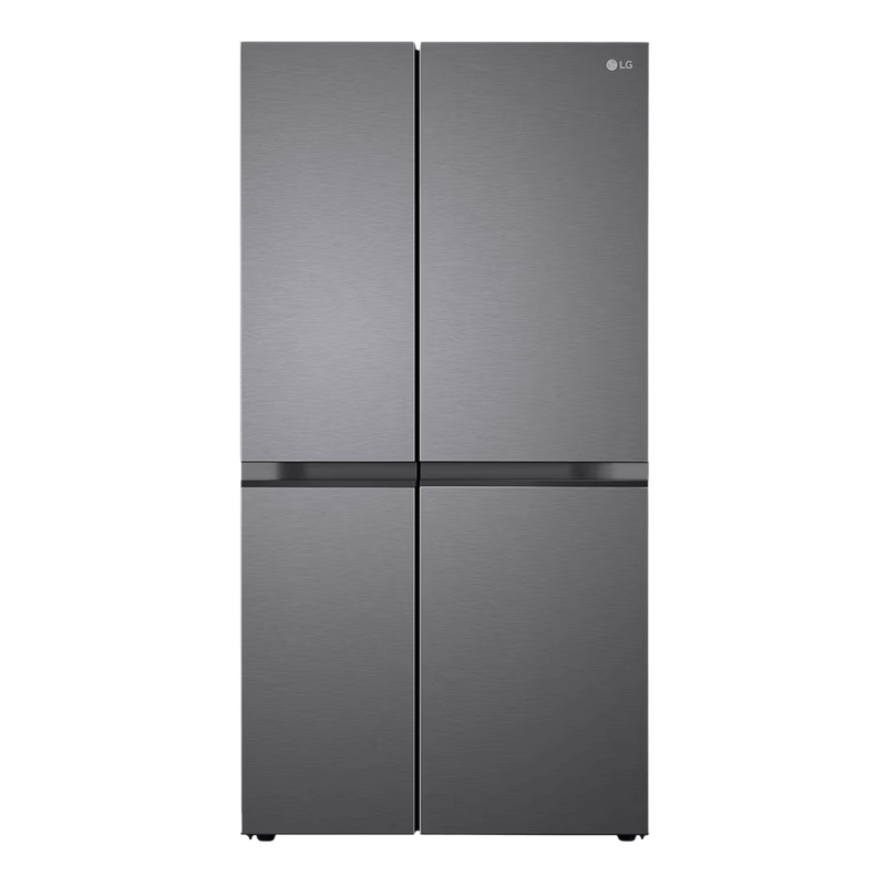 LG 650 Litres 3 Star Frost Free Side by Side Refrigerator with Multi Air Flow (GL-B257JDS3, Dazzle Steel)