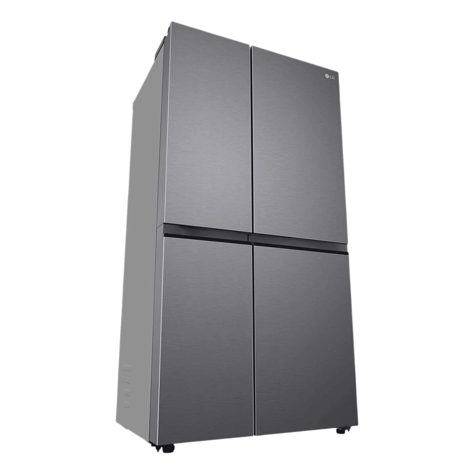 LG 650 Litres 3 Star Frost Free Side by Side Refrigerator with Multi Air Flow (GL-B257JDS3, Dazzle Steel)