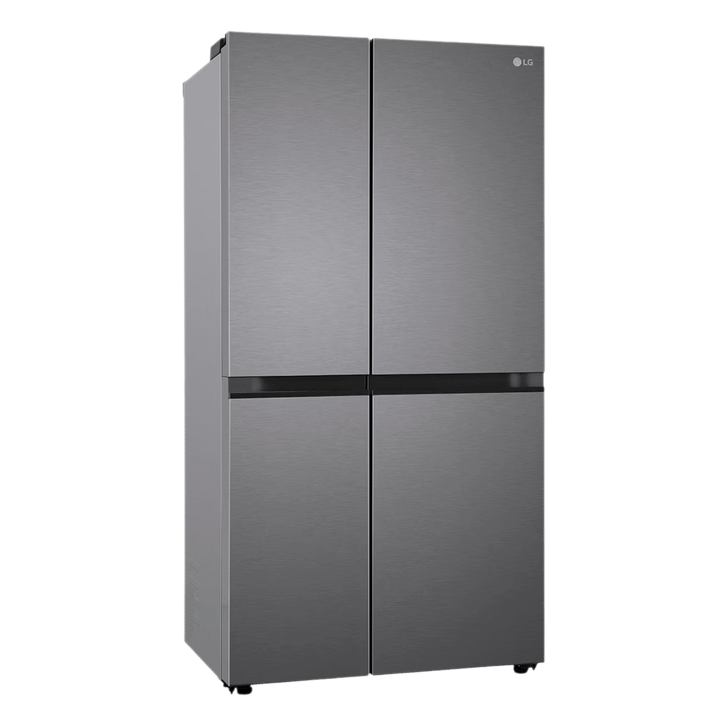LG 650 Litres 3 Star Frost Free Side by Side Refrigerator with Multi Air Flow (GL-B257JDS3, Dazzle Steel)