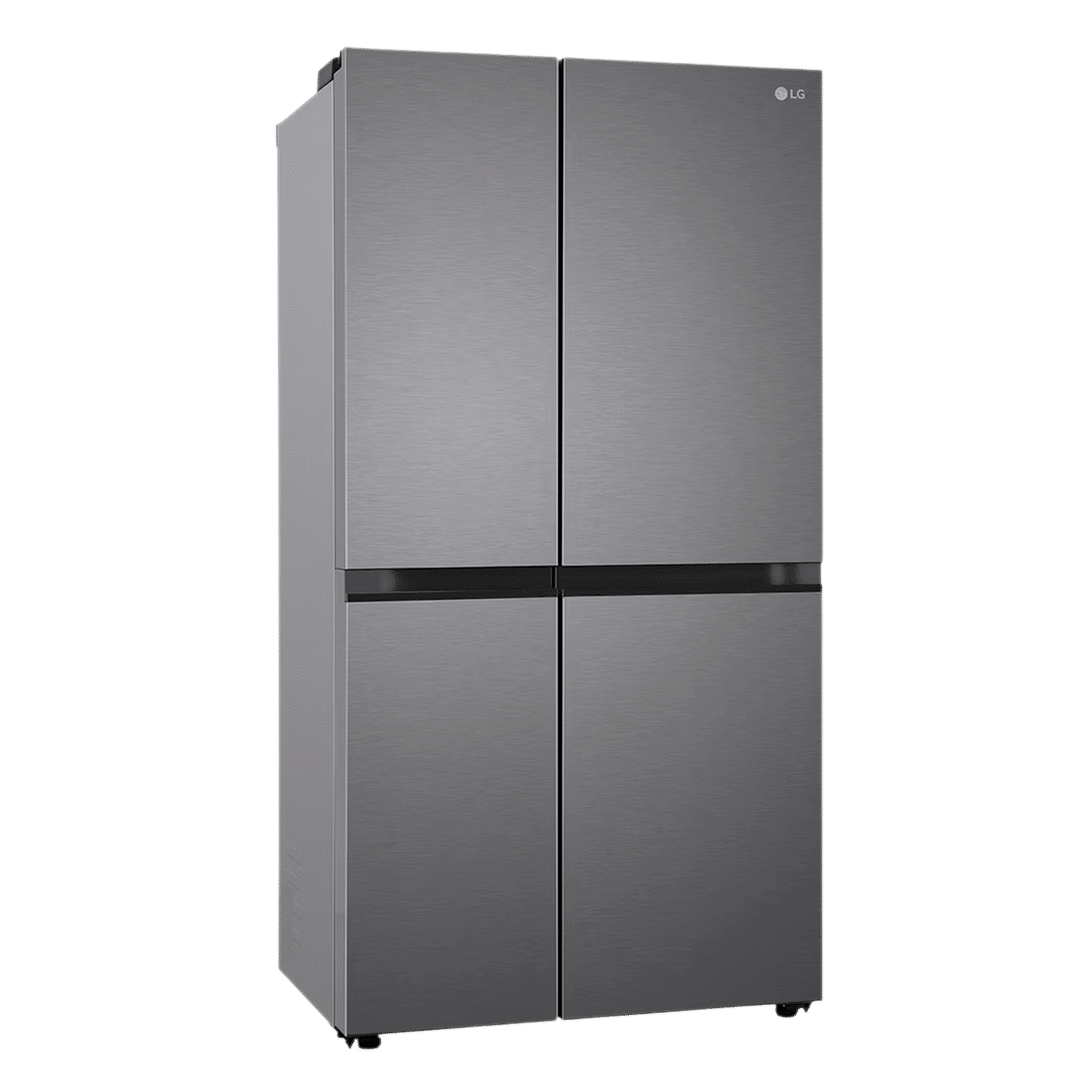 LG 650 Litres 3 Star Frost Free Side by Side Refrigerator with Multi Air Flow (GL-B257JDS3, Dazzle Steel)