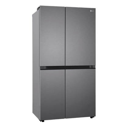 LG 650 Litres 3 Star Frost Free Side by Side Refrigerator with Multi Air Flow (GL-B257JDS3, Dazzle Steel)
